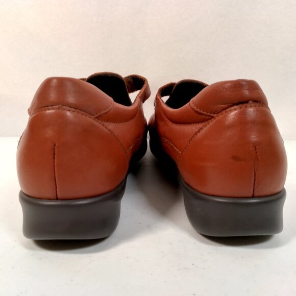 SAS San Antonio Shoes Roamer Shoes Women 11 N Narrow Brown Leather Mary Janes - Picture 13 of 16